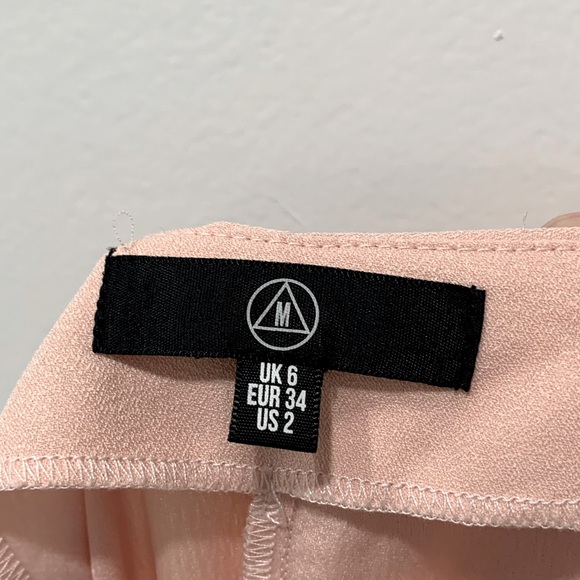 Missguided Peach High-waist seamed Trousers - Picture 6 of 11